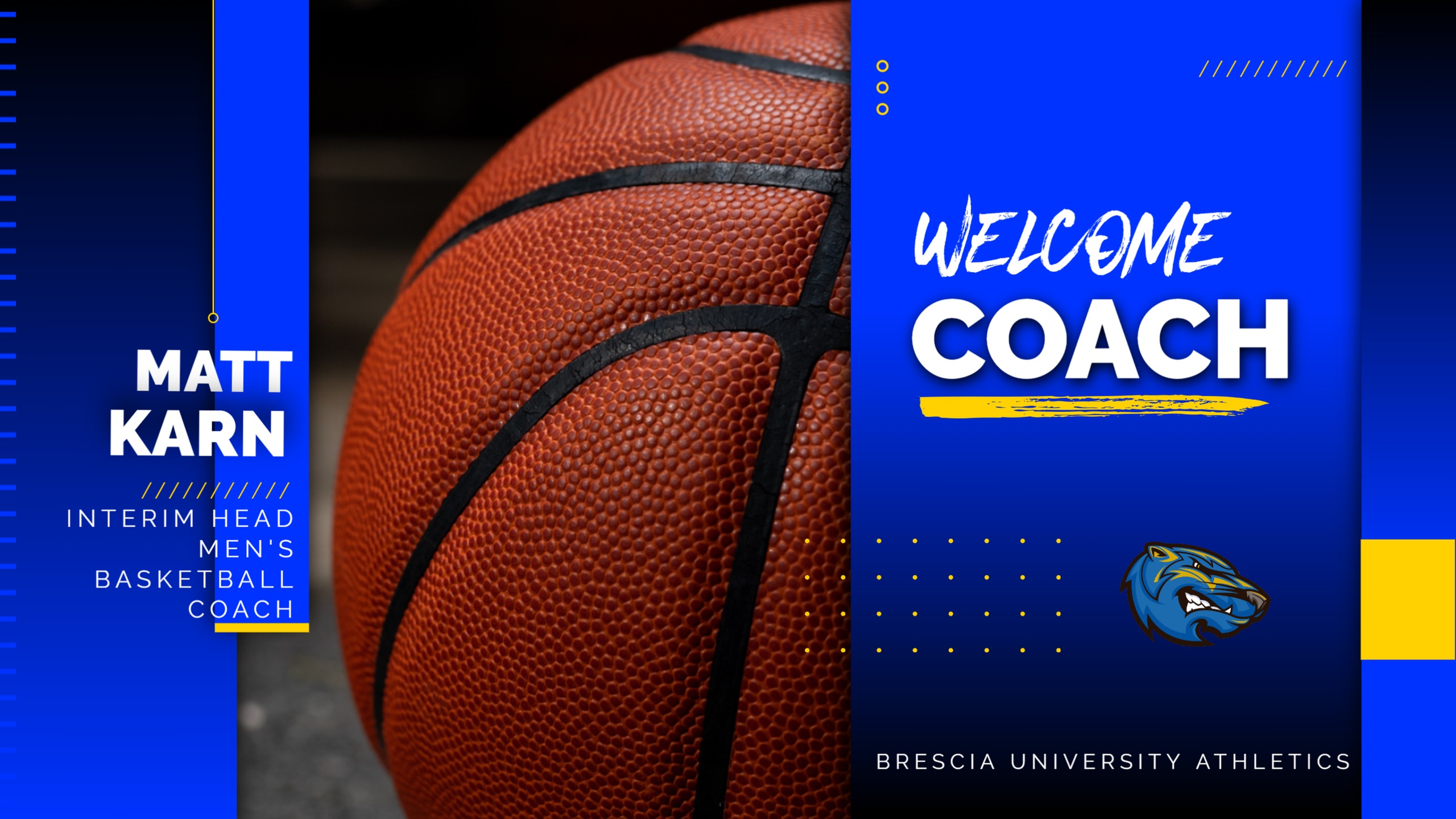 Karn Announced as Interim Head Men's Basketball Coach